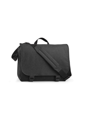 BagBase BG218 - Sacoche tendance 2 tons Taille:39x12x31cm. 11 litres Couleurs:Anthracite